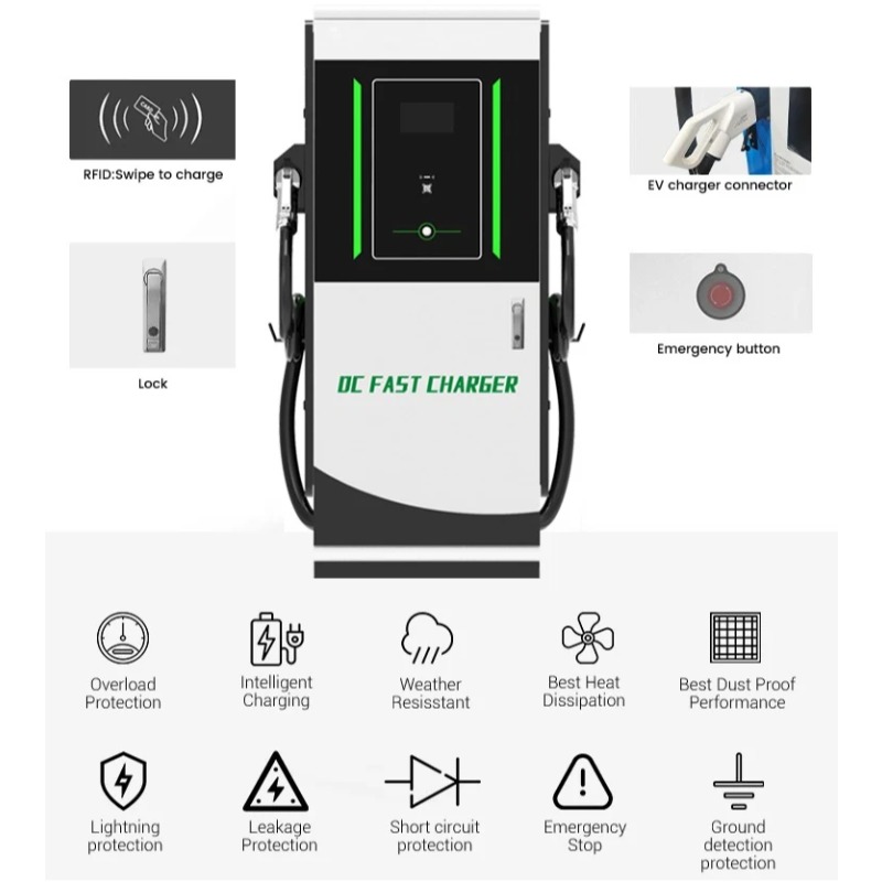 EV充電ステーション DC 30kW ウォールボックス 急速 - Dc Fast Charger 30Kw Wallbox Commercial のレビューと価格